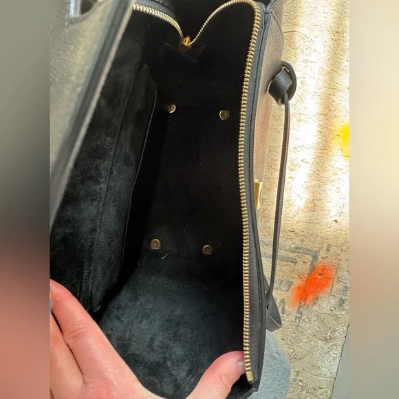 Celine Belt Bag Mini – Black & Gold – Full Set - Picture 13 of 14